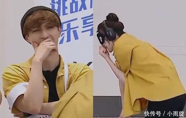 开心|张艺兴看热巴转圈捂嘴笑,主动跑到她身边,又因她的话过于开心!