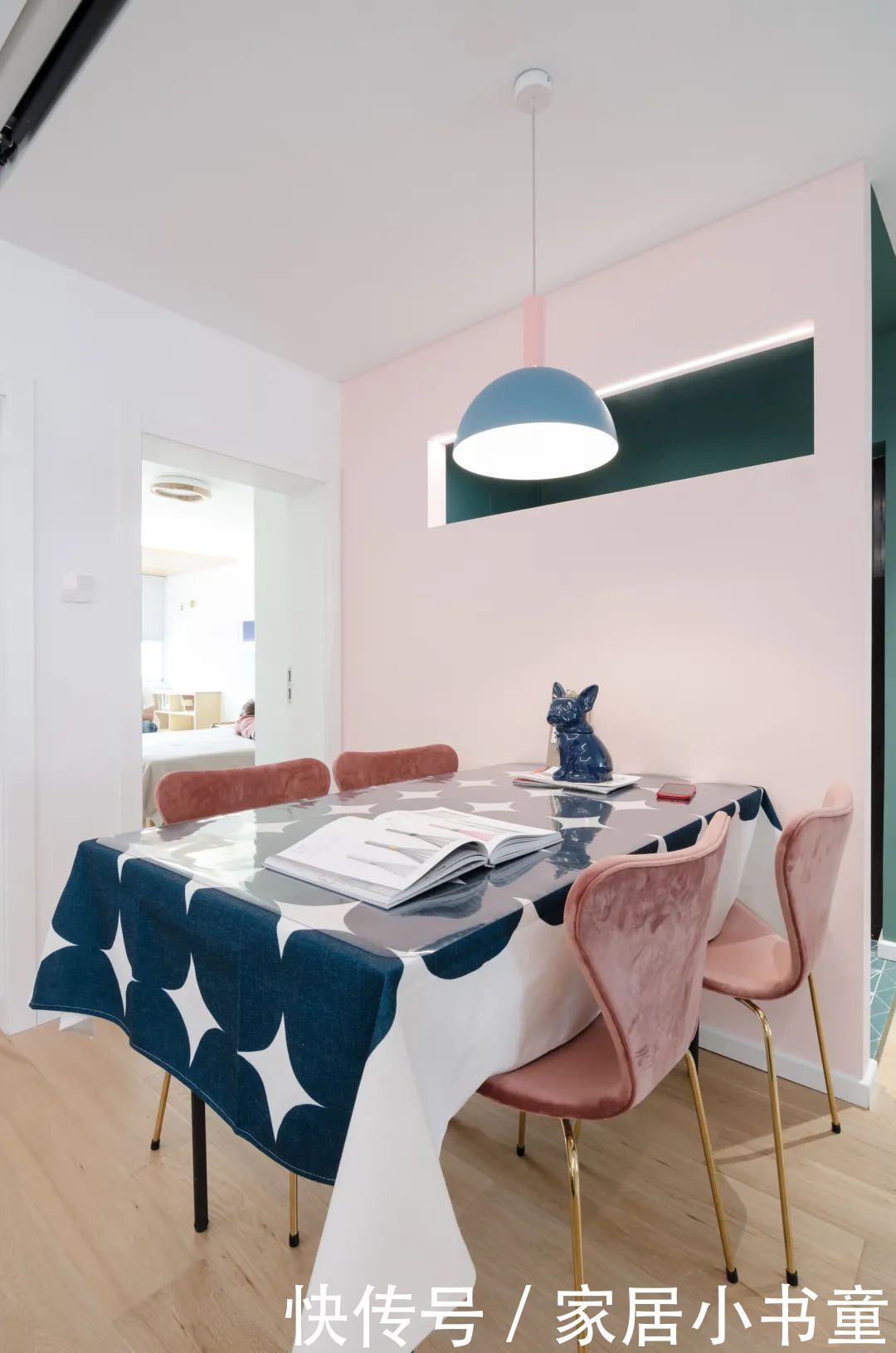 整体空间|谁说旧房改造配色不能更大胆一点!