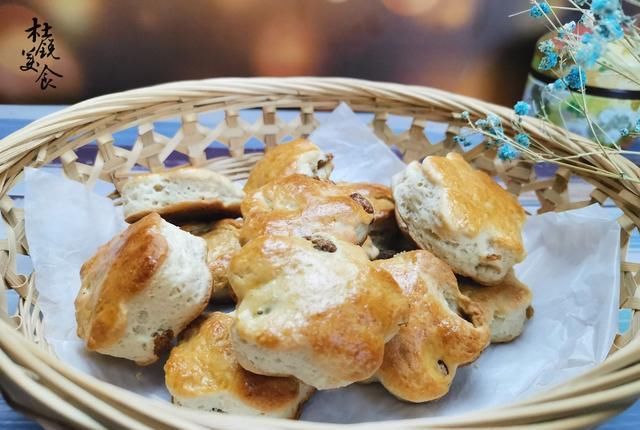  面包粉|拒绝泡打粉，低温发酵的司康，风味更馥郁，一家人的美味早点