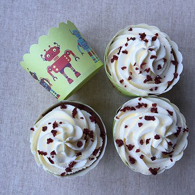  杯子|双色慕斯杯子蛋糕