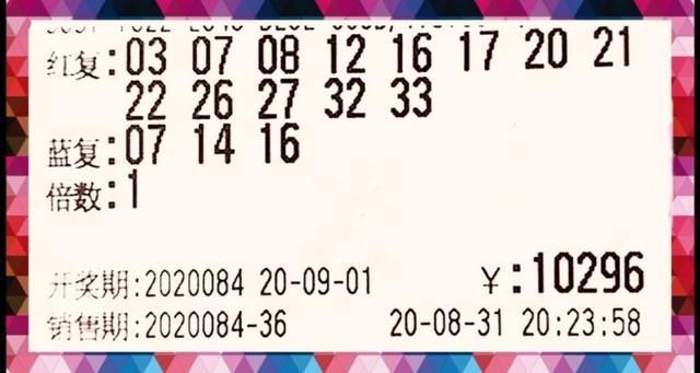 提前|20084期双色球13张大复式票提前晒，其中6张万元大票
