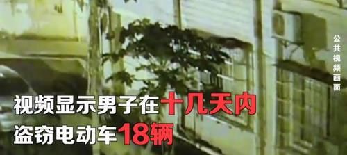 疯狂|小偷疯狂盗窃18辆电动车,后被警察逮着,小偷:我正在抓贼