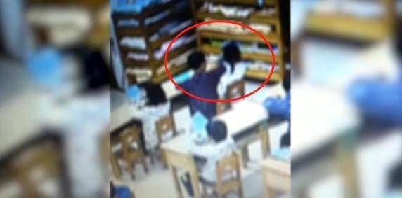  拍打|6岁女童幼儿园内遭同桌多次拍打 家长：老师坐视不管