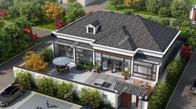 占地尺寸|农村没有堂屋的房子不是好房子,20套户型分享,总有一套看上眼