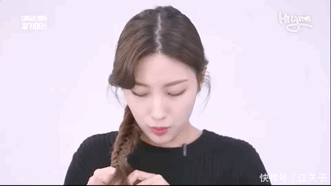 东西|又美又降温,幂姐的编发有点东西