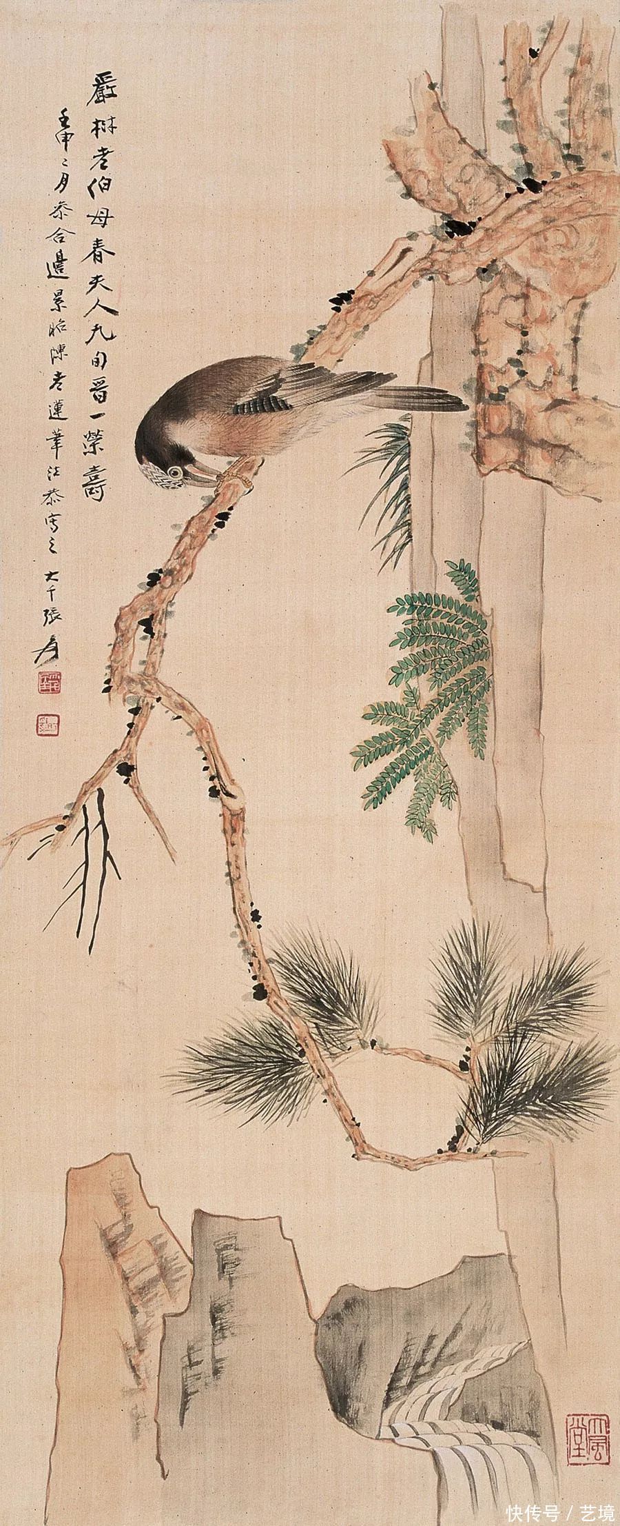 张大千花鸟画欣赏（100幅）