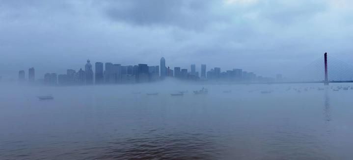 下降|现场 | 洪峰今天6点到达钱塘江滨江段,7点水位已下降