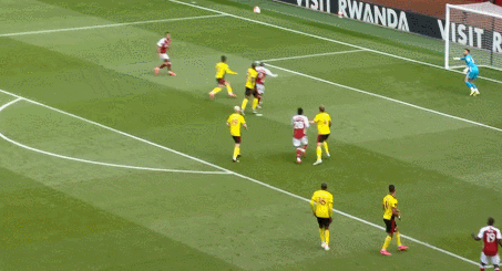 获胜|3-2获胜英超收官！阿森纳第1射手梅开2度，轰出近距离倒钩破门