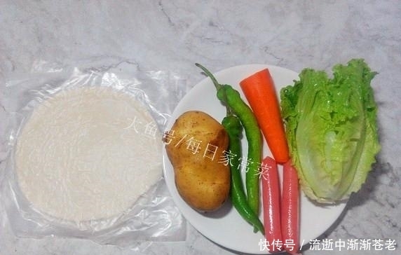 好吃|手抓饼卷万物:做成土豆丝卷饼,简单又好吃,赶紧试一试!