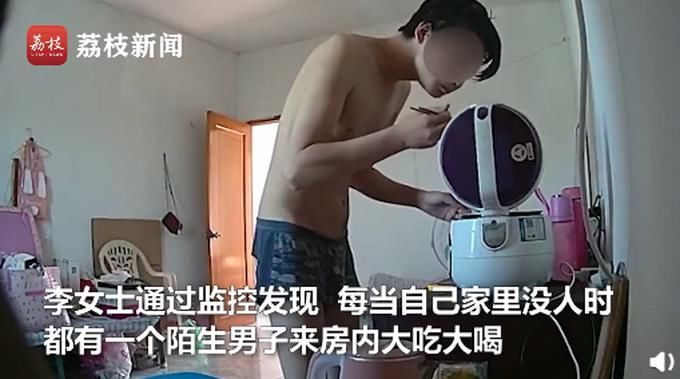 进女|因手臂受过伤无法工作，男子进女邻居家偷吃自称有原则：绝不偷钱