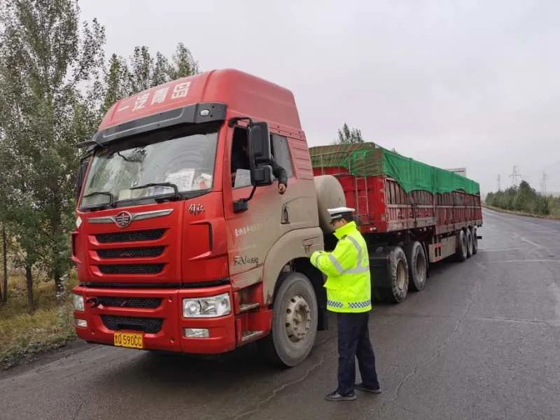 道路交通|霍市公安局交管大队推进货车违法行为整治工作