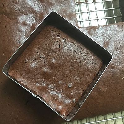  蛋糕|红丝绒巧克力淋面蛋糕