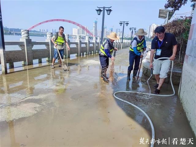  龙王庙|洪水回落，汉口龙王庙观景大道已清淤