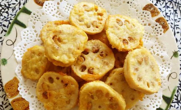  面粉|炸藕夹时，不能只用面粉挂浆！学会这么做，藕夹又香又脆还入味