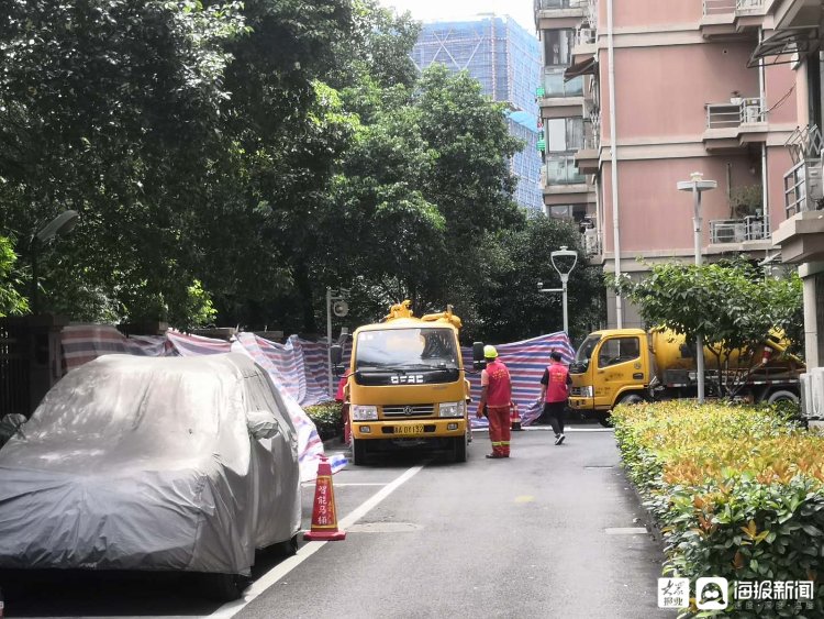  东西|海报直击丨杭州女子“失踪”第19天:吸粪车仍在小区作业 化粪池疑似吸到东西