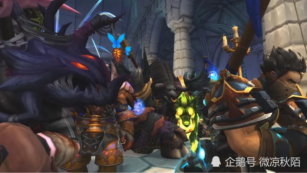 NPC|魔兽世界：“贼神”专属NPC，新增互动特效，白色翅膀很亮眼！
