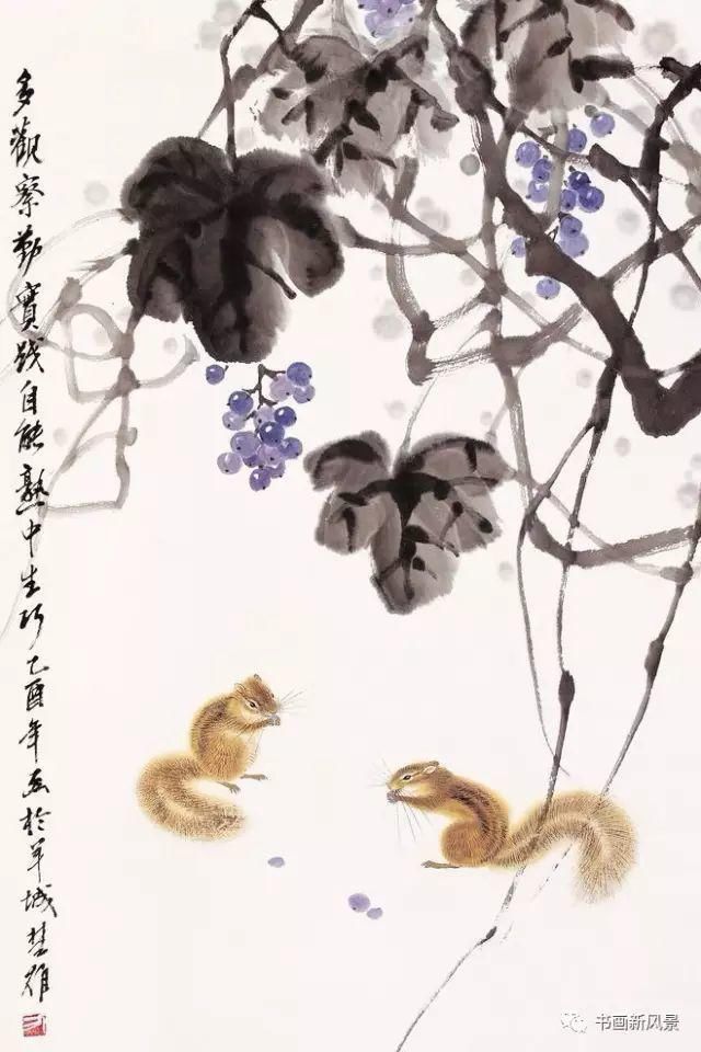  松鼠|看他画的小松鼠，绝对是一种享受！