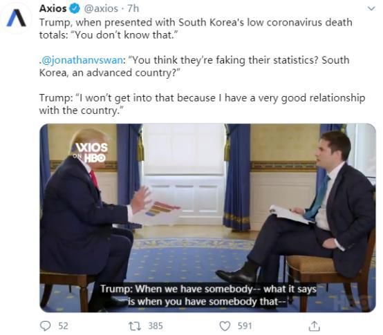  特朗普|一天死一千，懂王乐翻天