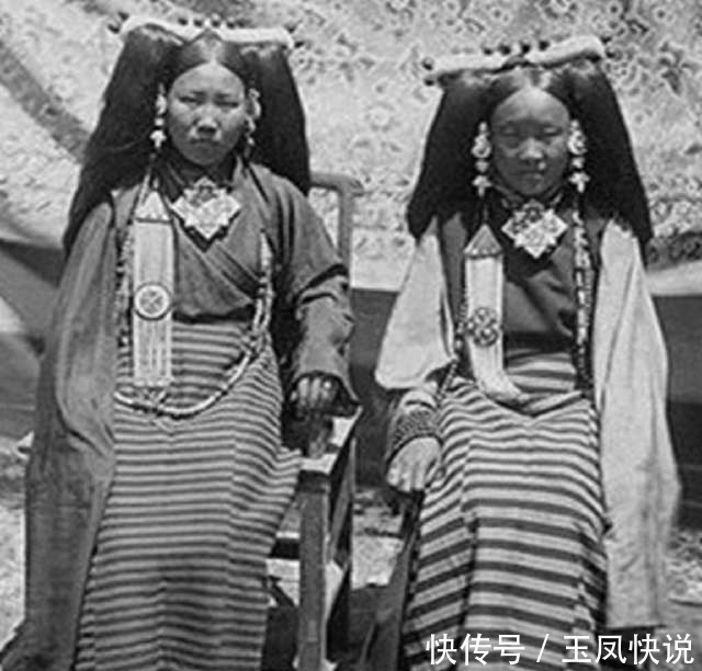 比裹|清末老照片:漂亮的藏族女孩,比裹小脚的满汉女子好看多了