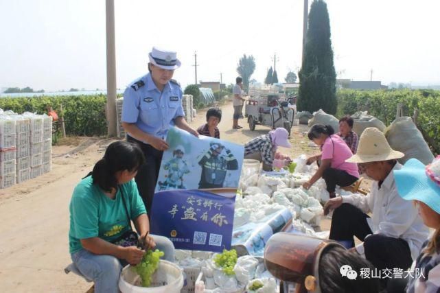 稷山|?稷山交警进葡萄园