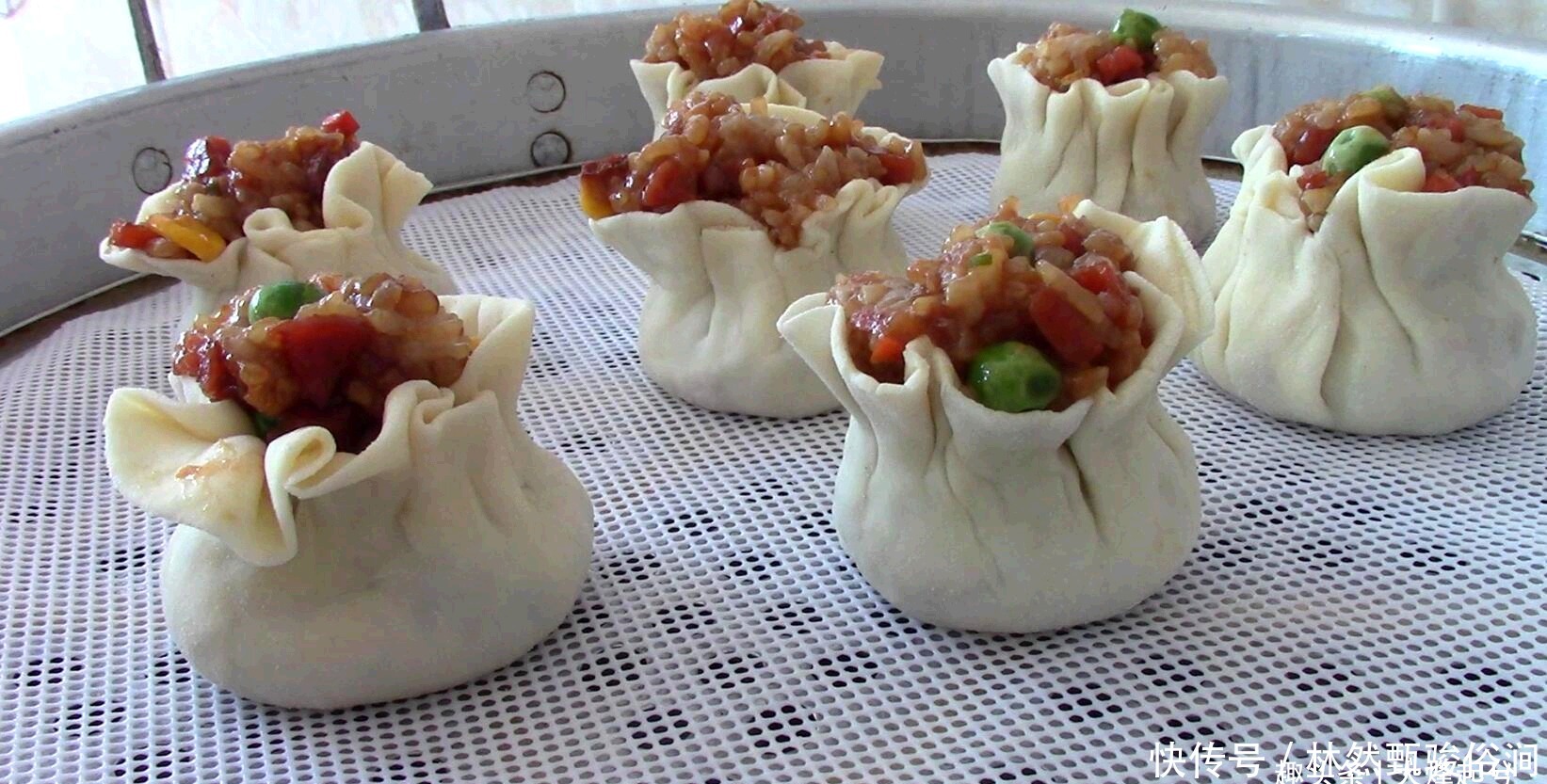 烧麦|1碗糯米1碗面,自己在家做烧麦,皮薄馅足,比买的还好吃,收藏