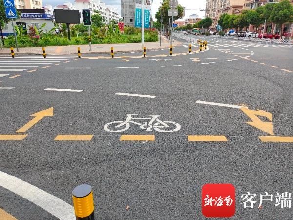 文明|文明出行有“新道”昌江城区这6个路口划定新交通标志线