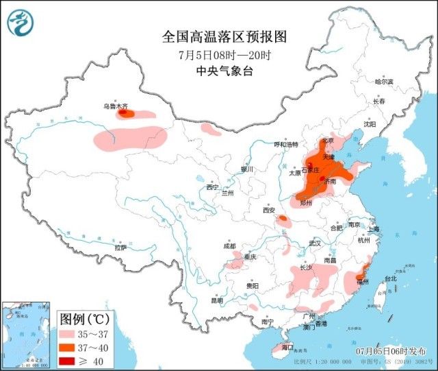 本周内东北地区内蒙古多降雨 华北黄淮等地开启持续性高温天气