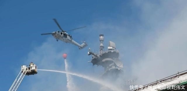 图源|“好人理查德号”生前是个体面人，要不是这次大火她就来南海了