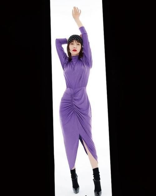  茄子|当沈梦辰吴昕穿同款''茄子裙''，一个显身段一个太时髦，各有千秋