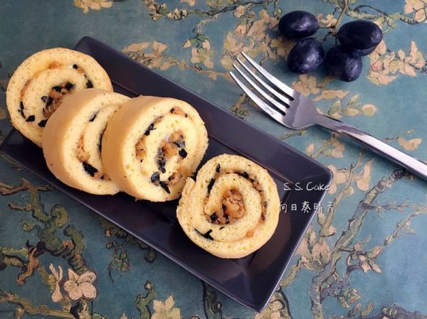  肉松|海苔肉松瑞士蛋糕卷