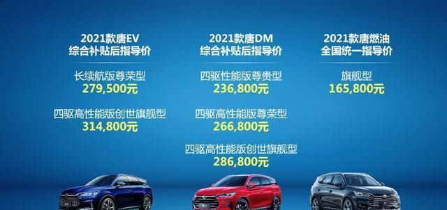 配置|2021款比亚迪唐 换装刀片电池 配置提升价格却降了不少