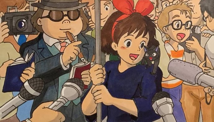  画家|日本插画家专门“抹黑”宫崎骏动画，却引来无数人点赞，画风简直...