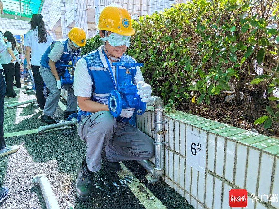 原创组图｜以赛促学 三亚举行全市供水排水行业职业技能大比武