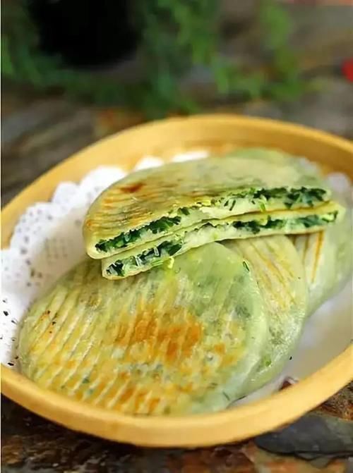 露馅|全烫面韭菜饼，关键还不露馅，酥脆可口