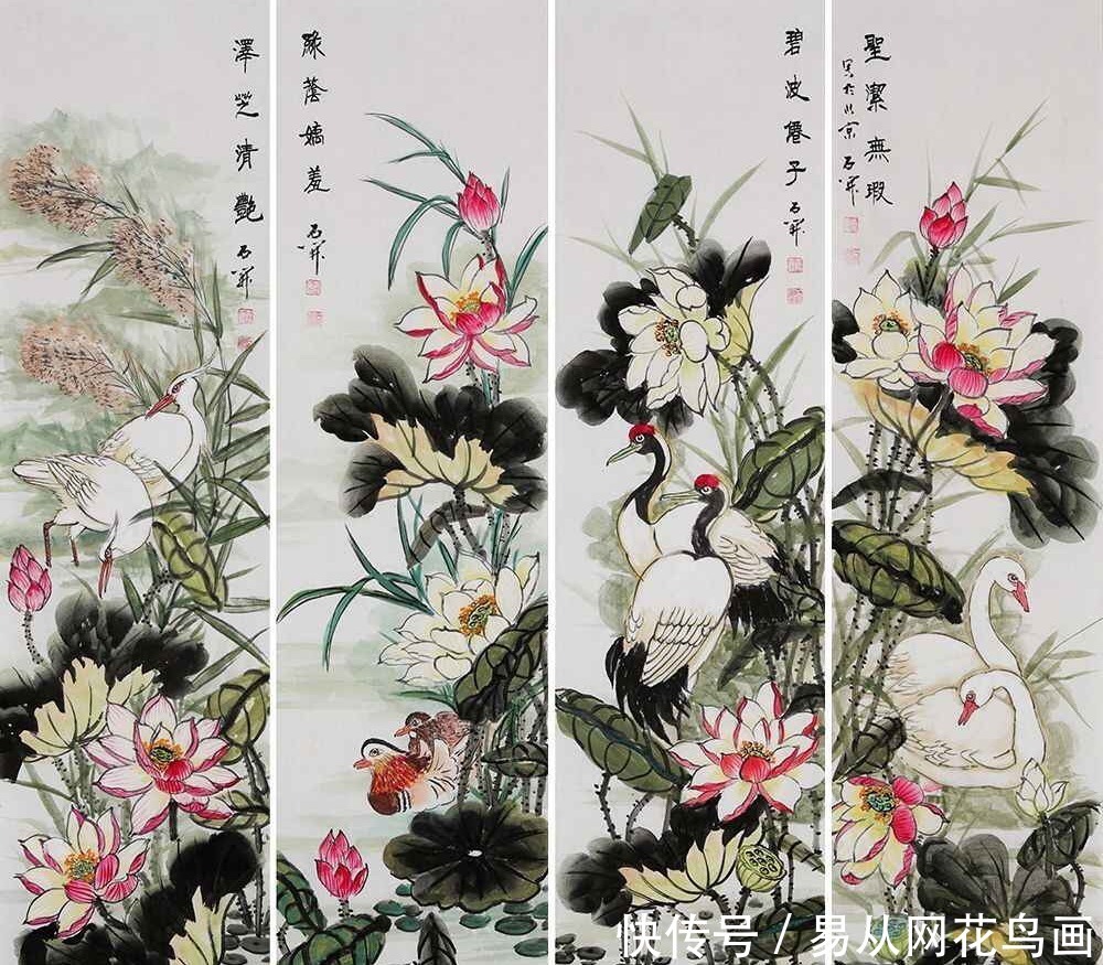  寓意|寓意多子多孙的花鸟画有哪些？这组石开画一定会让你满意