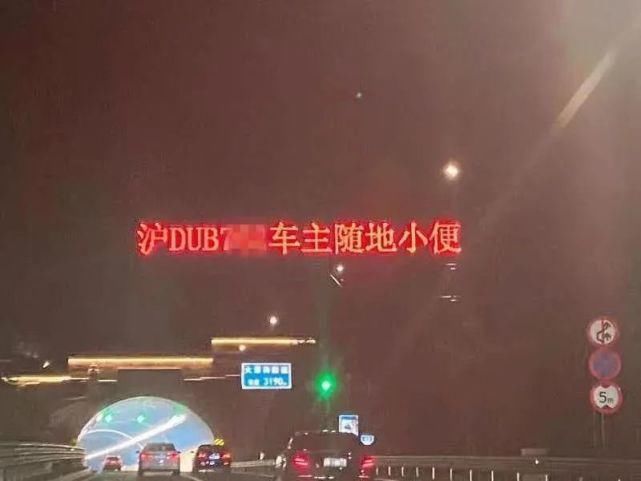 随地大小便|因为憋不住，有人在高速上干这事，车牌被曝光！