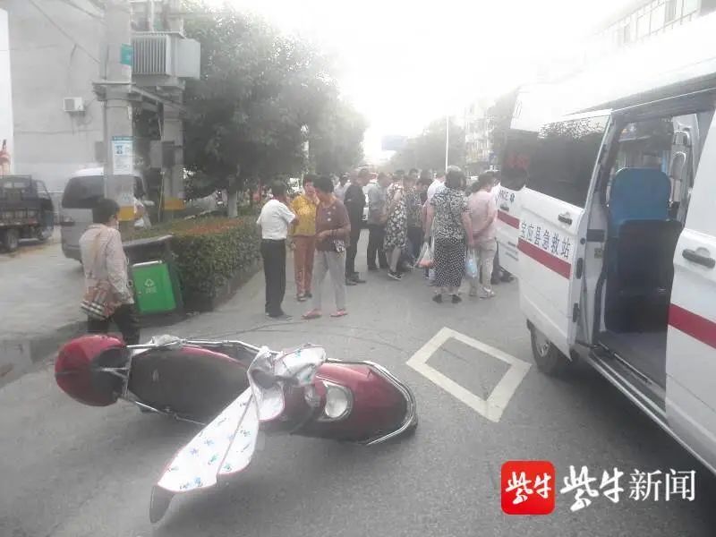  骨折|马路中间电动车和狗相撞，骑车人骨折，大黄狗“逃逸”