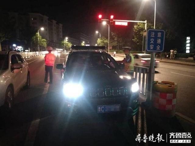  博山|博山交警夜查酒驾，不到仨个小时逮了8名“酒司机”