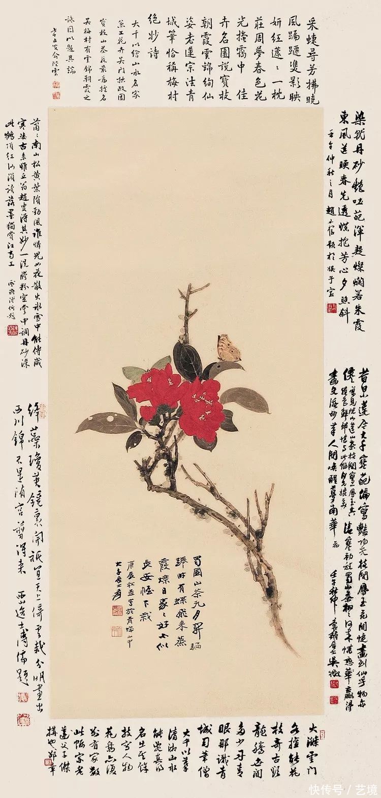 张大千花鸟画欣赏（100幅）