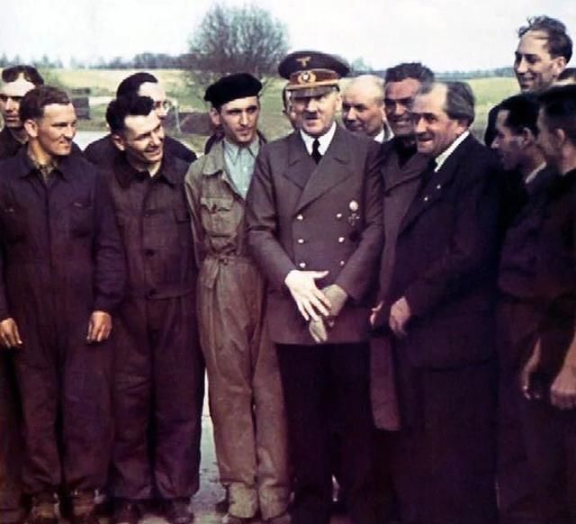 狂人|1938—1940，战争狂人希特勒的20张高清彩照