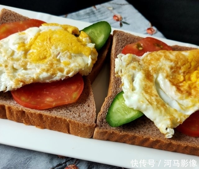  家庭版|家庭版三明治，快手早餐，营养丰富