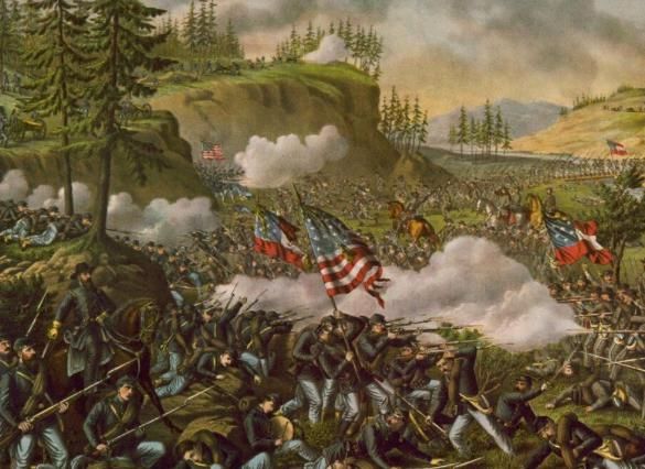 打成|南北战争是场屠杀：南军士兵躲进民居，结果整栋楼被打成筛子！