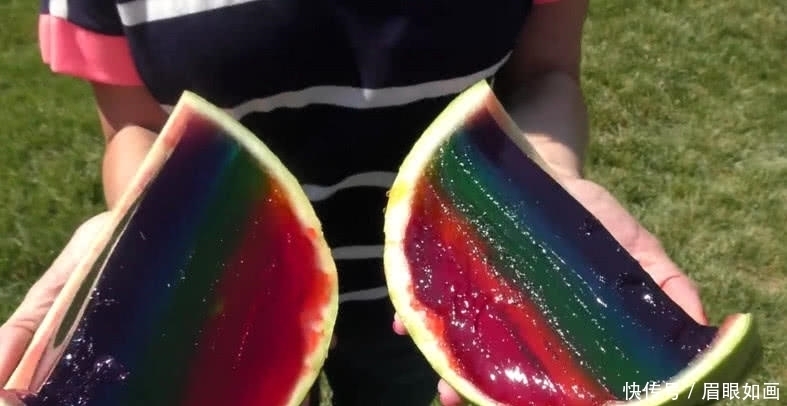 吓一跳|5款“奇葩”西瓜,第1见都没见过,第3切开吓一跳