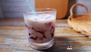 倒入|网红葡萄撞奶??（两种做法）葡萄椰奶冻 ??（超简单白凉粉版）