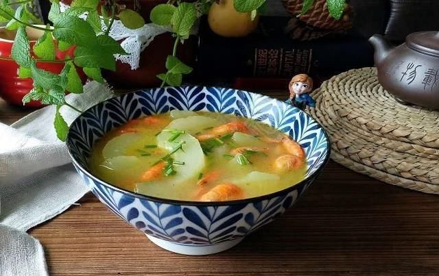  滋补|三伏天，河虾和它一起烧汤，清爽美味又滋补，比吃肉都香