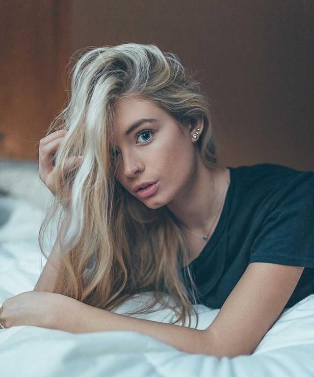  立体|超养眼高颜值欧美模特人像，金发碧眼与立体的五官，真的好美啊