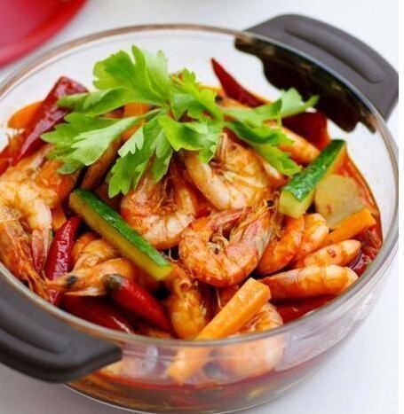  酱汁|美食优选：泡椒鲜虾，清炒芦笋，酱汁茄条，肉末虾酱咕嘟豆腐的做法