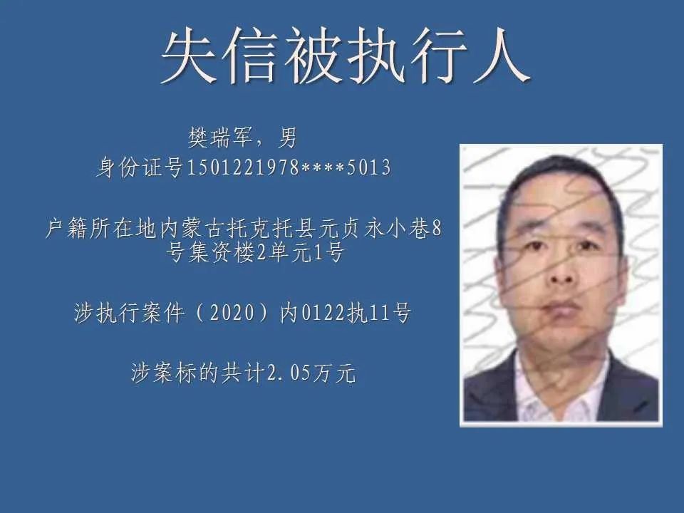 公布|快看！又一批失信被执行人名单公布