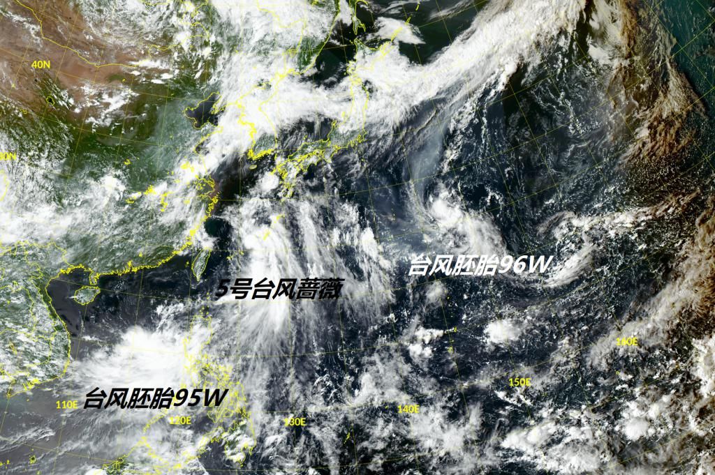  影响|台风蔷薇和2胚胎出现，太平洋突然“大乱斗”！会不会影响我国？