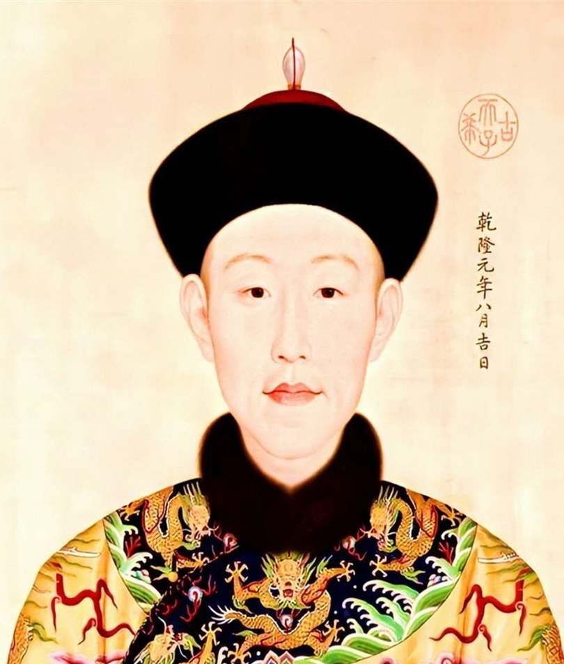乾隆帝|乾隆和12个老婆的画像，图15比乾隆小47岁，图3是乾隆真实的相貌